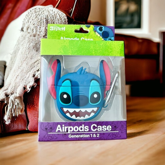 Disney Lilo & Stitch Airpods Case Compatible with Airpods Generation 1 & 2 New - Picture 6 of 6